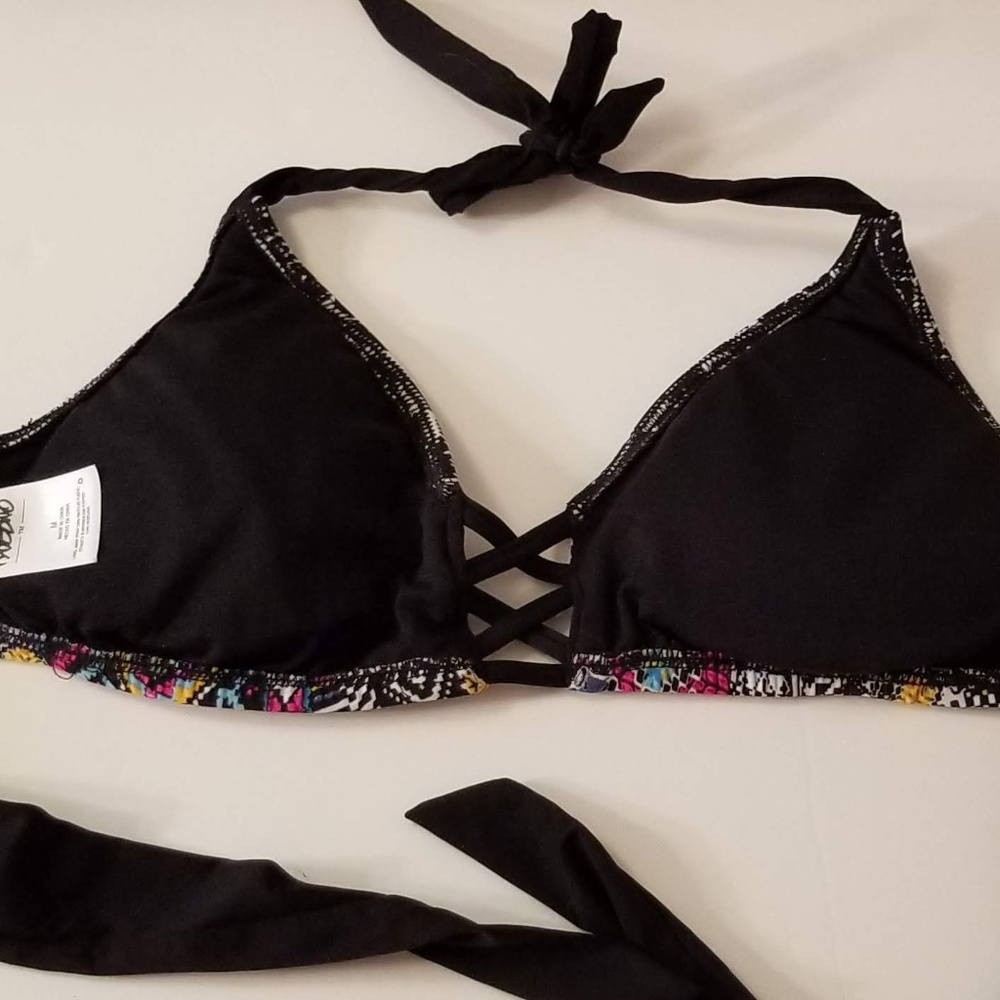Mossimo Bikini Top Patterned Sz M - Picture 4 of 6